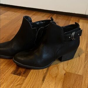 Madden Girl Black Ankle Booties